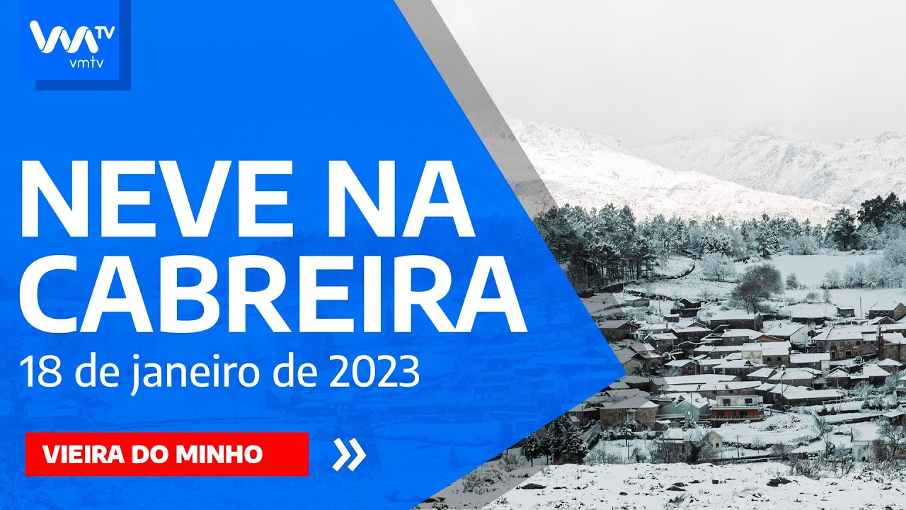 Neve em Vieira do Minho 2023