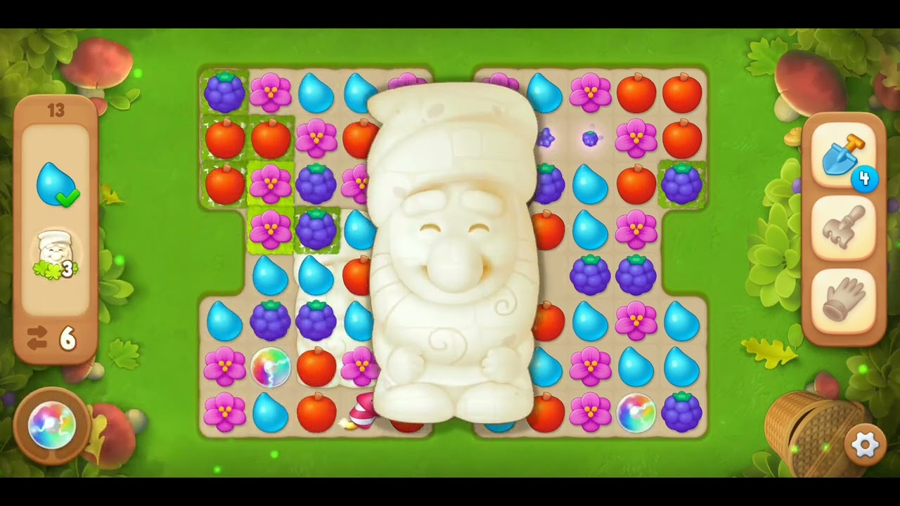 Gardenscape gameplay 2, level 8 - 14