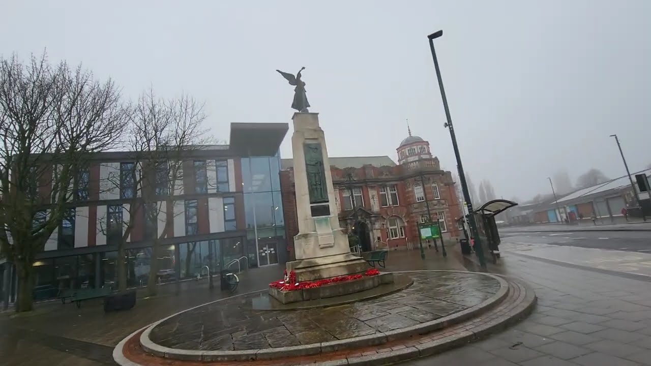 A short stroll around Eccles town centre in Manchester.