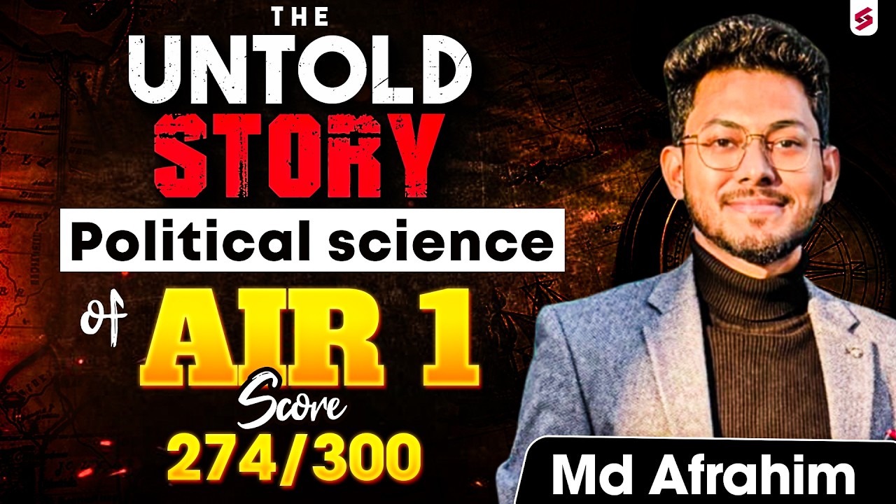 UGC NET AIR 1🔥 | UGC NET JRF Political Science Topper's Talk with Md Afrahim | JRF Topper Interview🔥