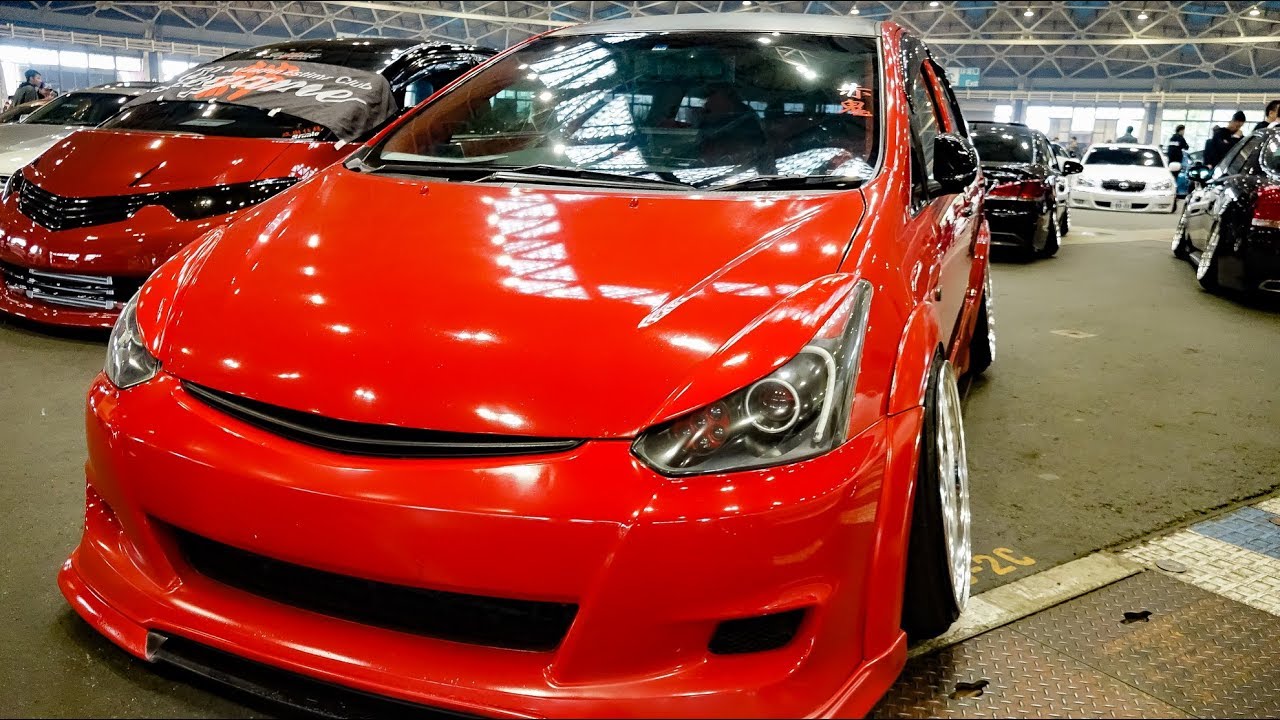 (4K)TOYOTA WISH modified トヨタ ウィッシュカスタム - NAGOYA AUTO TREND 2019