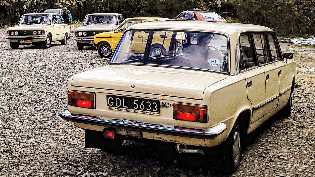 Fiat 125p jamnik - limuzyna 1976 Roman Rogatka Gdańsk - Zakopane 14.10.2021 FSO Pomorze