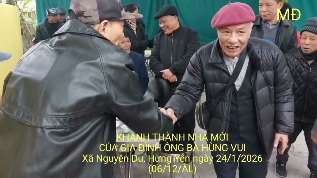 VIDEO 1+2 Khánh thành nhà ông bà Hùng Vui (24 - 1 - 2026)