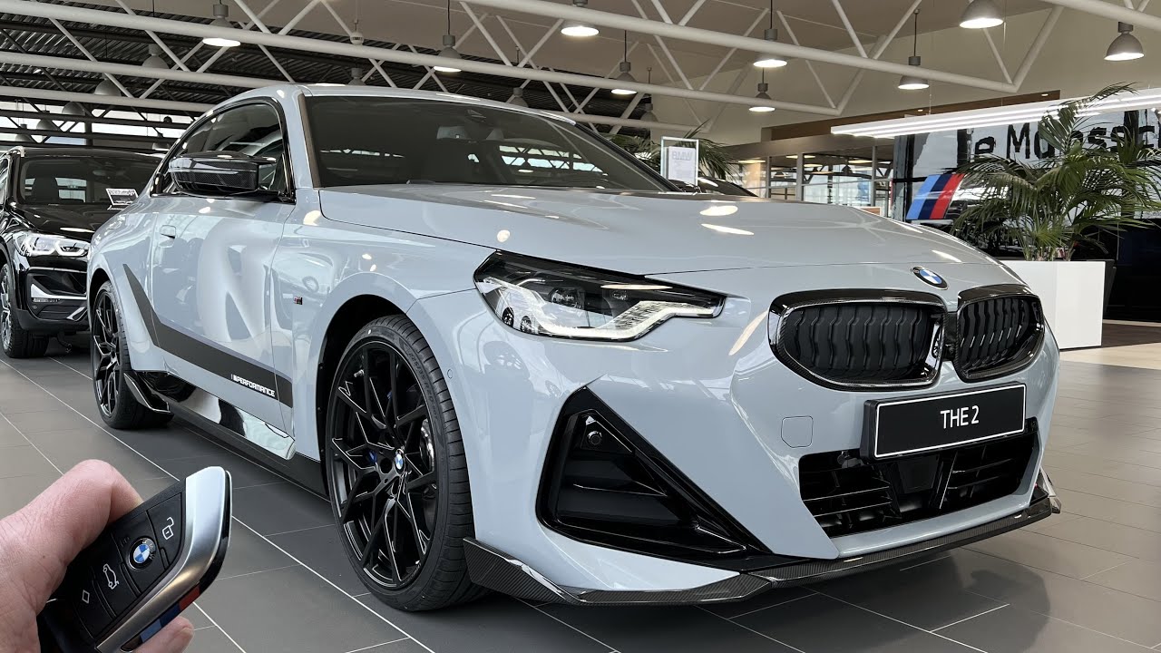 2022 BMW M2 series with M Performance Parts, M240i xDrive (374 hp) | Startup, Sound, Visual Review