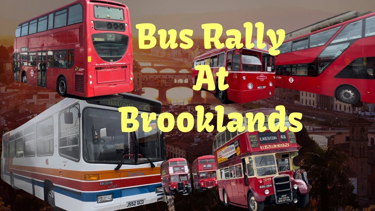 Bus Rally at Brooklands 2023