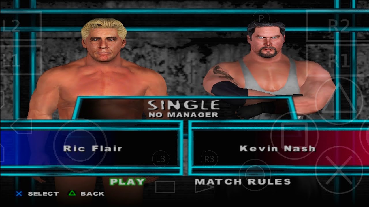 Ric flair vs Kevin Nash SmackDownpain ultimate edition aethersx2 mobile 