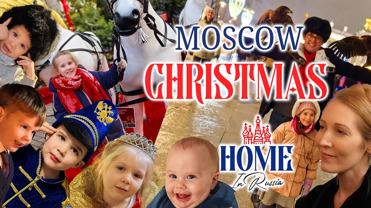 Christmas and Winter in Moscow for Americans Family in Russia? Russian Experience and Tour.