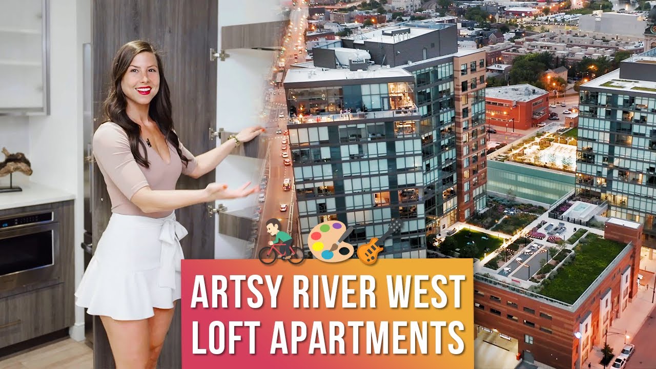 These ARTSY LOFT Apartments Are Perfect For Creatives In Chicago's RIVER WEST!