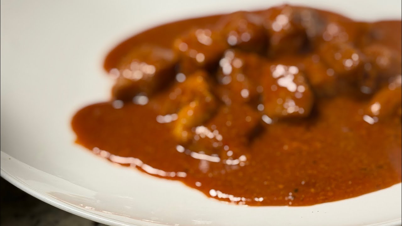 Asado de puerco en rojo picosito y súper rico