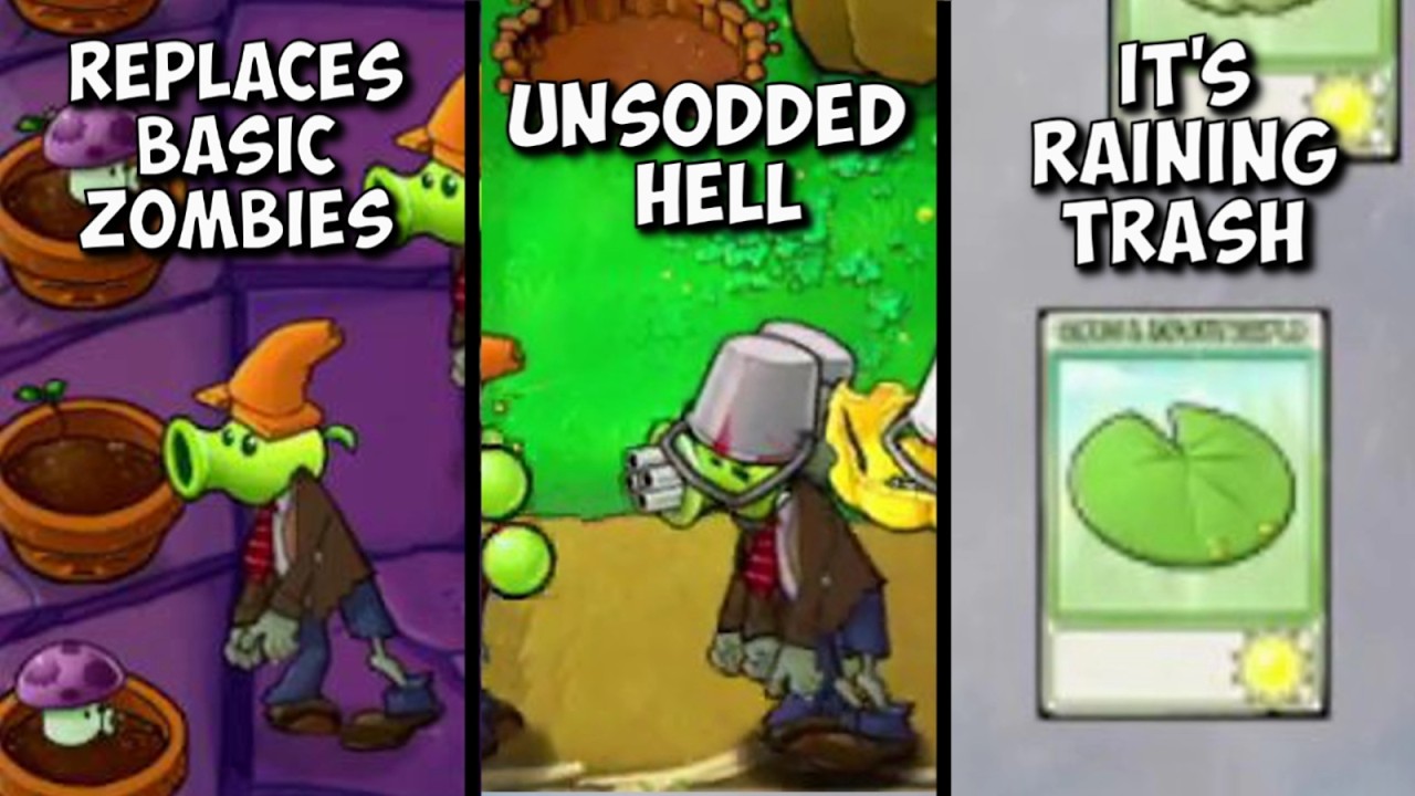 The Hardest Levels in PvZ's Brutal Mode EX Plus Mod...