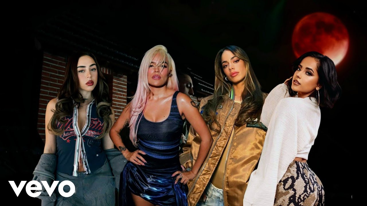 Karol G, Nicki Nicole, Tini & Becky G - Llamando (Music Video) Prod. By Juotropx