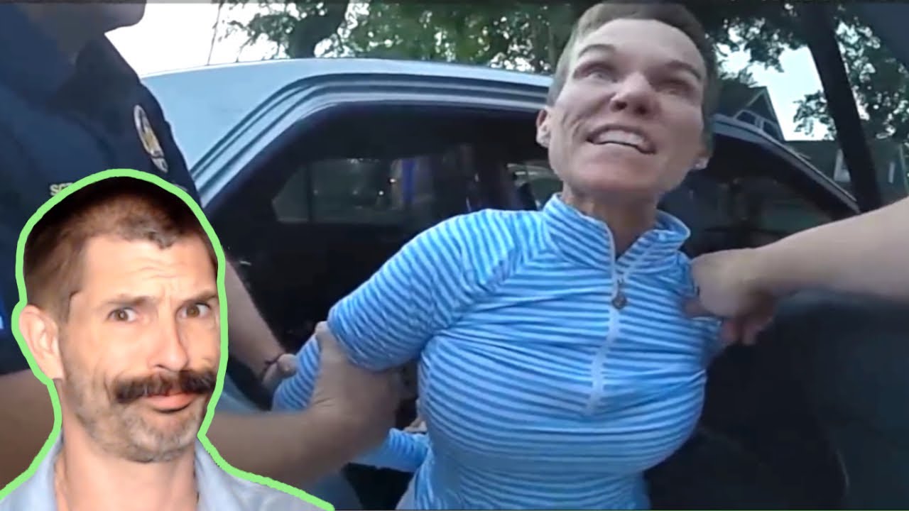 Entitled Lady Tries To BITE THE COPS While Getting Arrested!