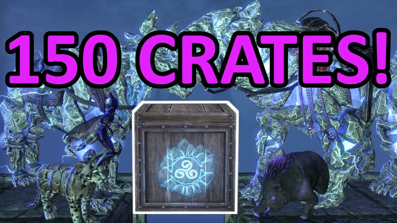 Opening 150 ESO Storm Atro Crown Crates! 🗲