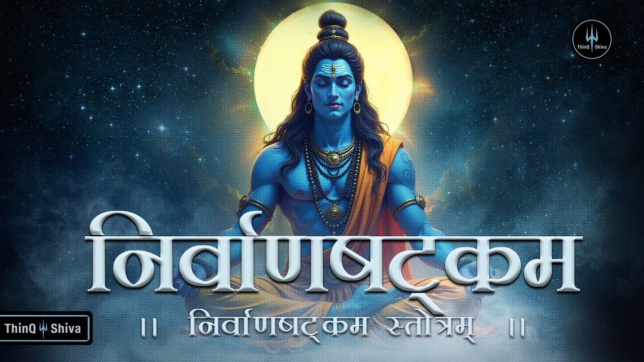 Nirvana Shatkam|निर्वाणषट्कम् |Powerful Meditation to Release Negativity|Mantra for Inner Peace 🧘‍♂️