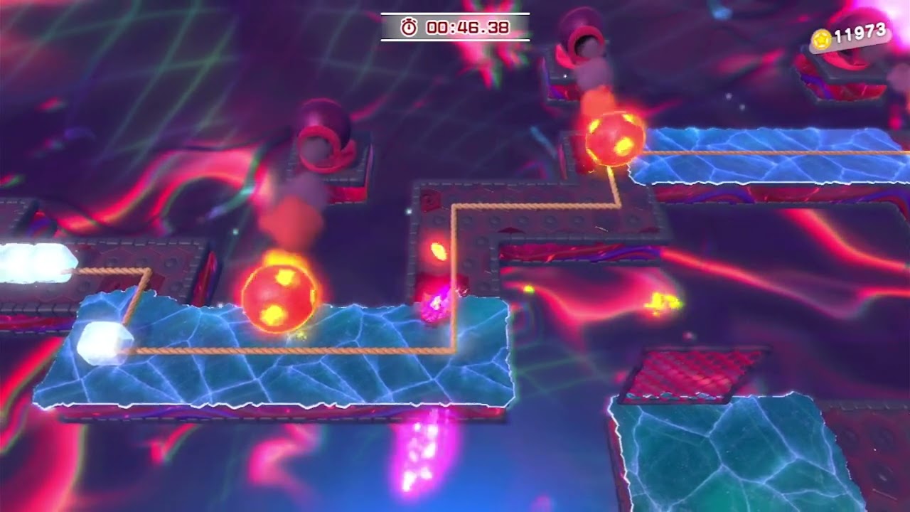 Kirby and the Forgotten Land - Dragon Fire Treasure Road in Under 1 Minute
