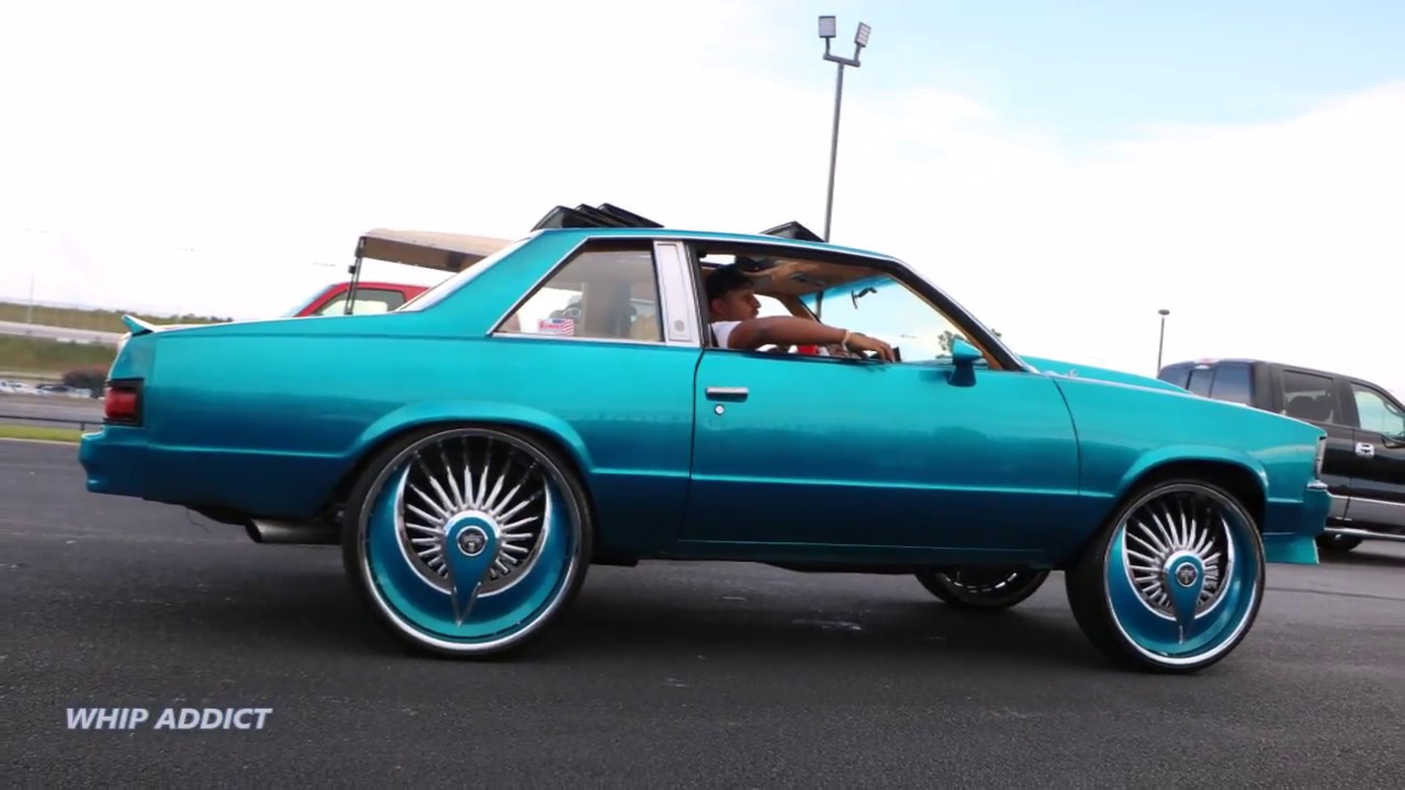 WhipAddict: Kandy Teal 79' Chevrolet Malibu on DUB Azzmacka 26s outta Detroit Smashin!!