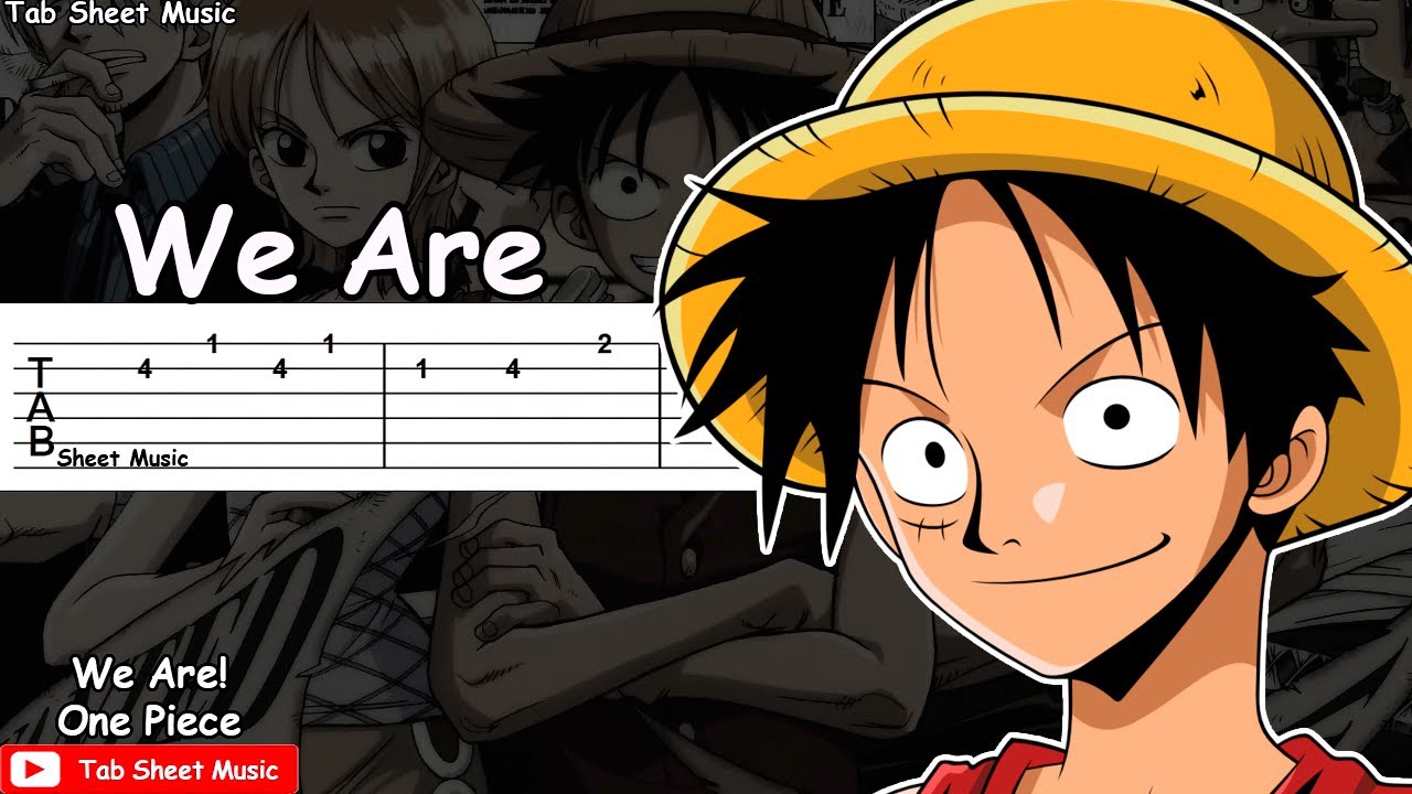 One Piece OP 1 - We Are! Guitar Tutorial