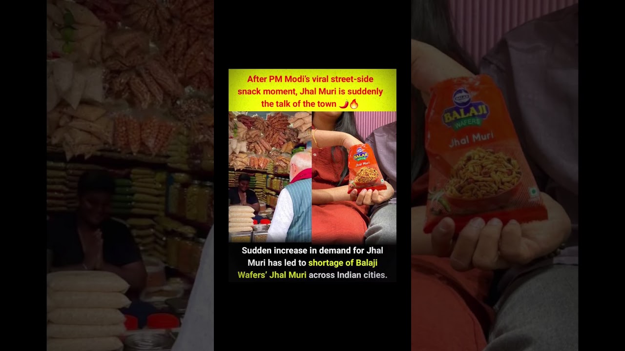 Narendra Modi Made Jhal Muri Go Viral 😳🔥 #narendramodi #jhalmuri