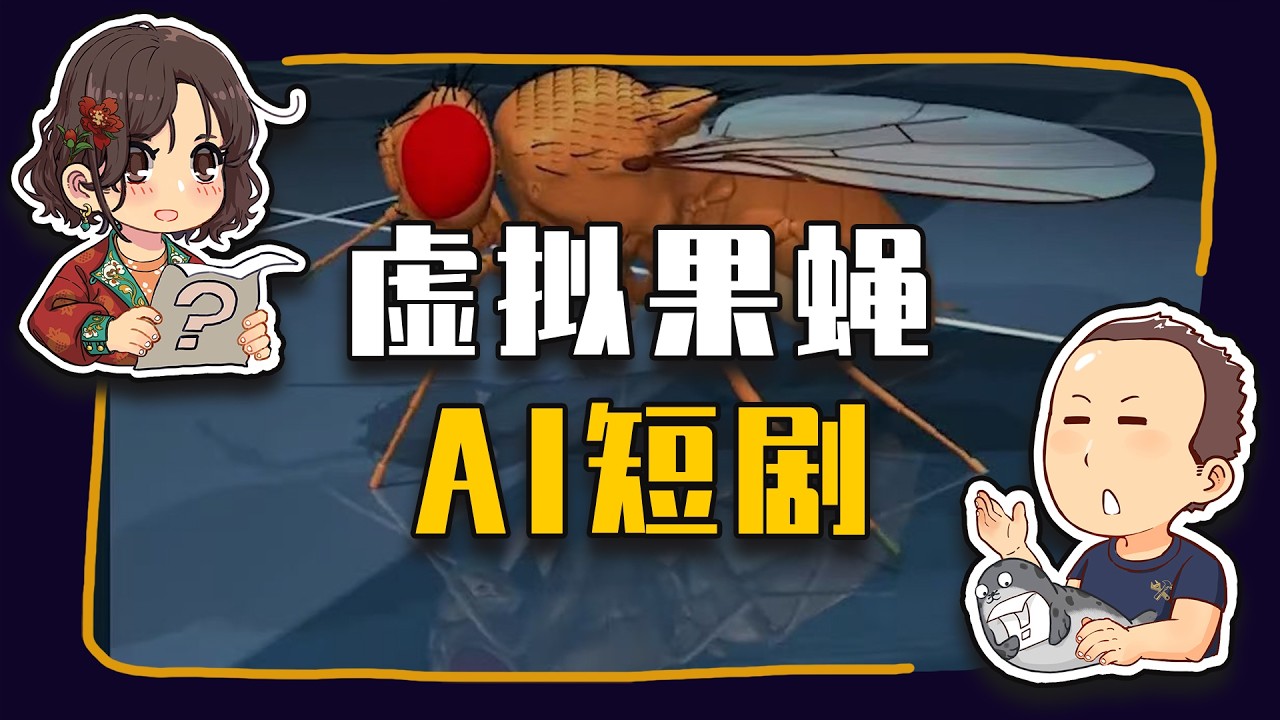 【睡前消息1037】虚拟果蝇 AI短剧