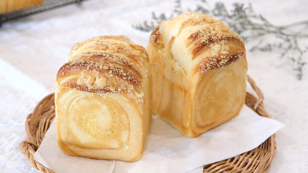 Sourdough Milk Streusel Bread | 奶酥吐司面包 | 天然酵母面包 | Shokupan