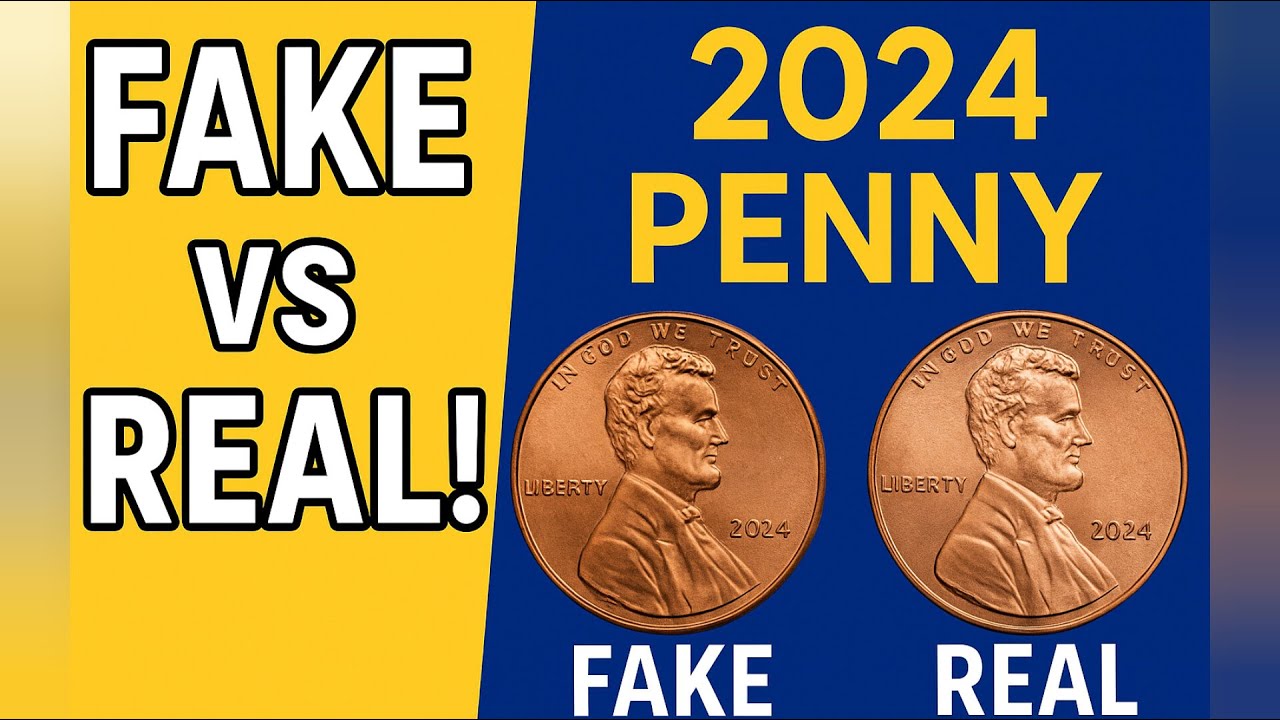 Fake vs Real Penny Values - The Counterfeit Coin Crisis