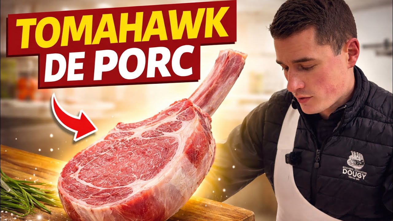 Tomahawk de porc plein air 