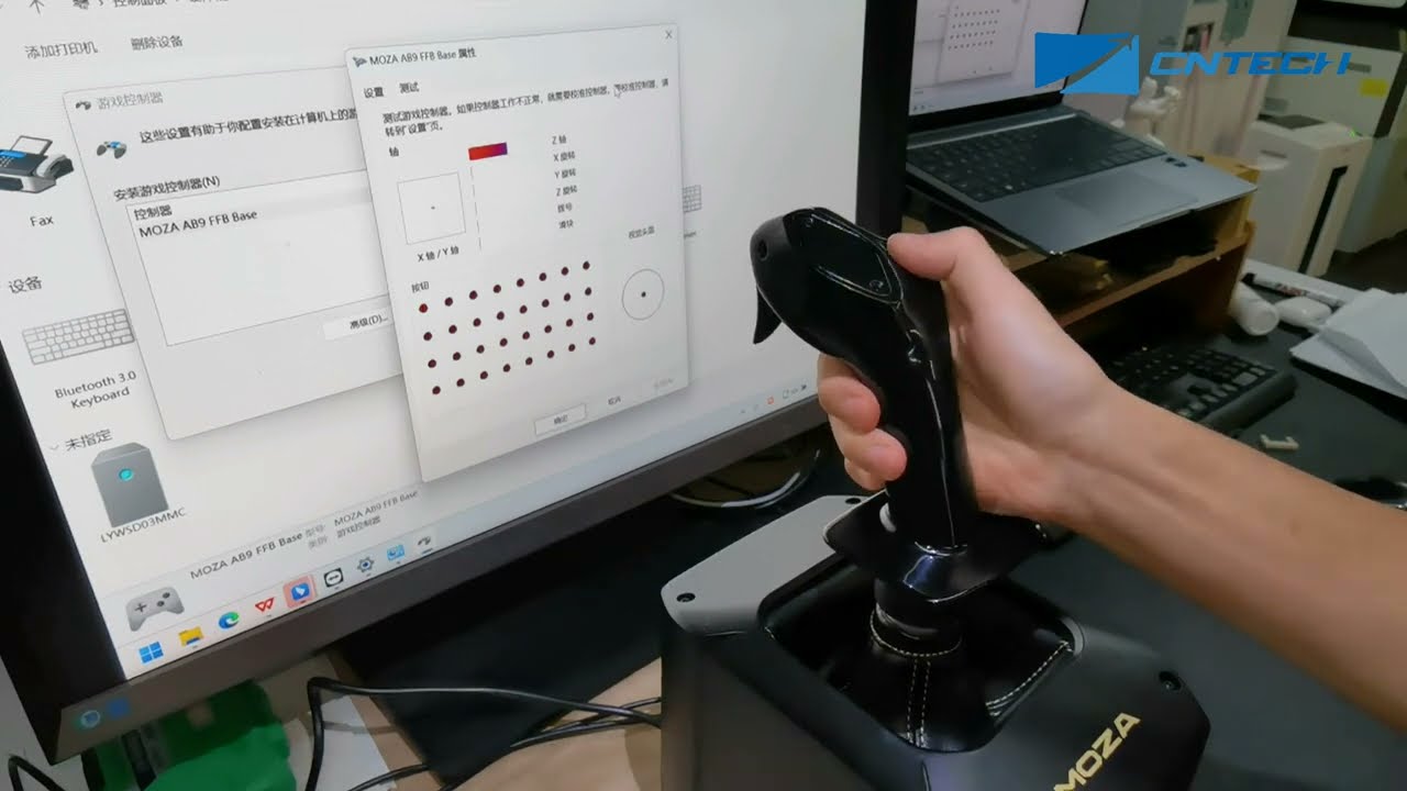 Best A320 sidestick grip for home flight, fully compatible with Moza AB9 base - CNFSimulator