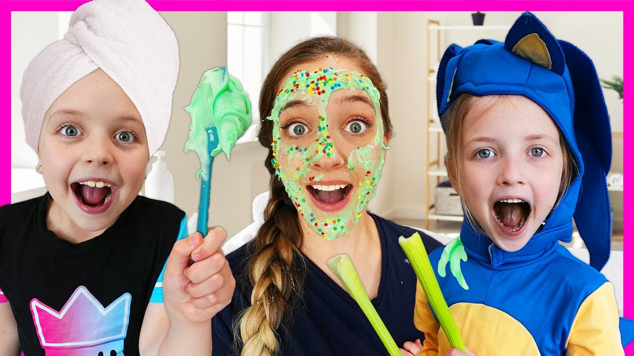 SONIC and Kin Tin SPA Day in our HOUSE!!⚡️DISASTER! Mom & Baby Sways CRAZY MAKEOVER for Mothers Day!