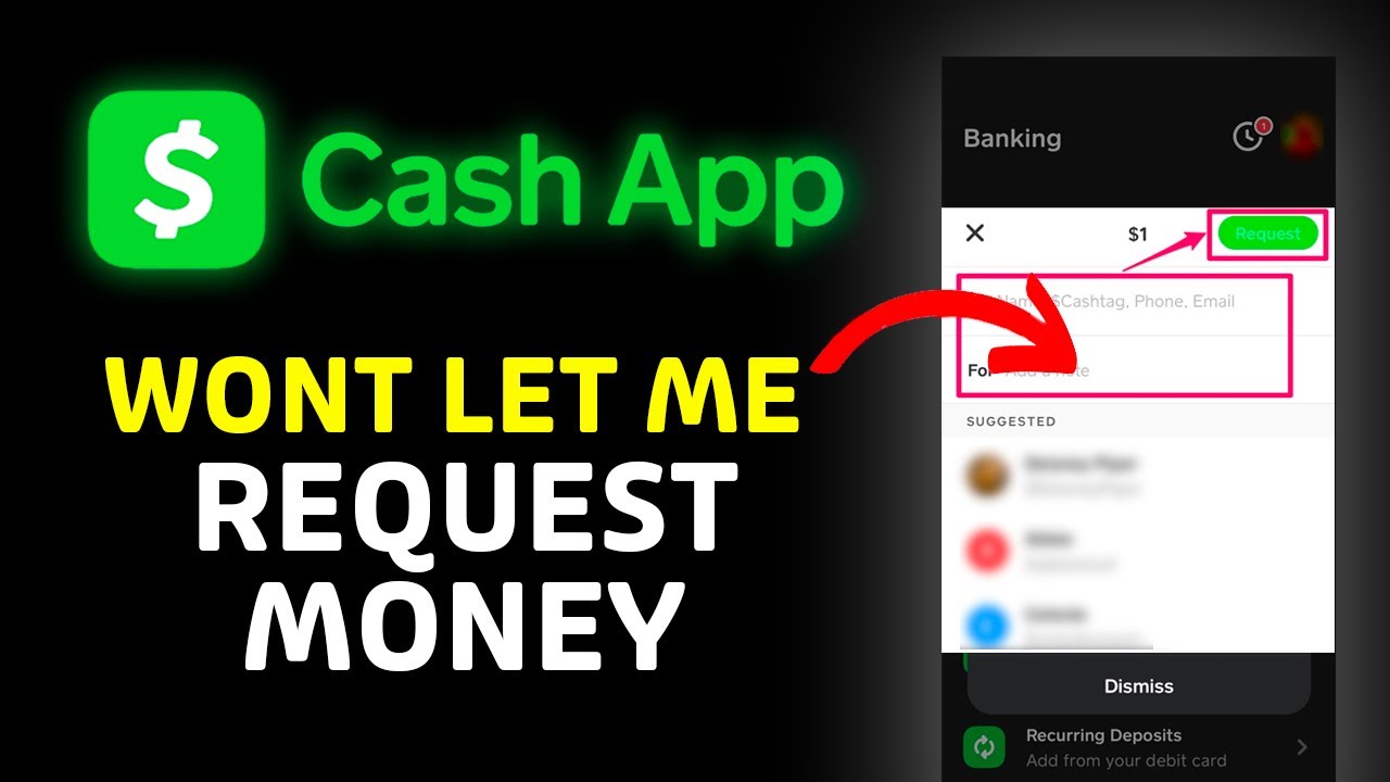 How to Fix CASH APP Won't Let Me Request Money