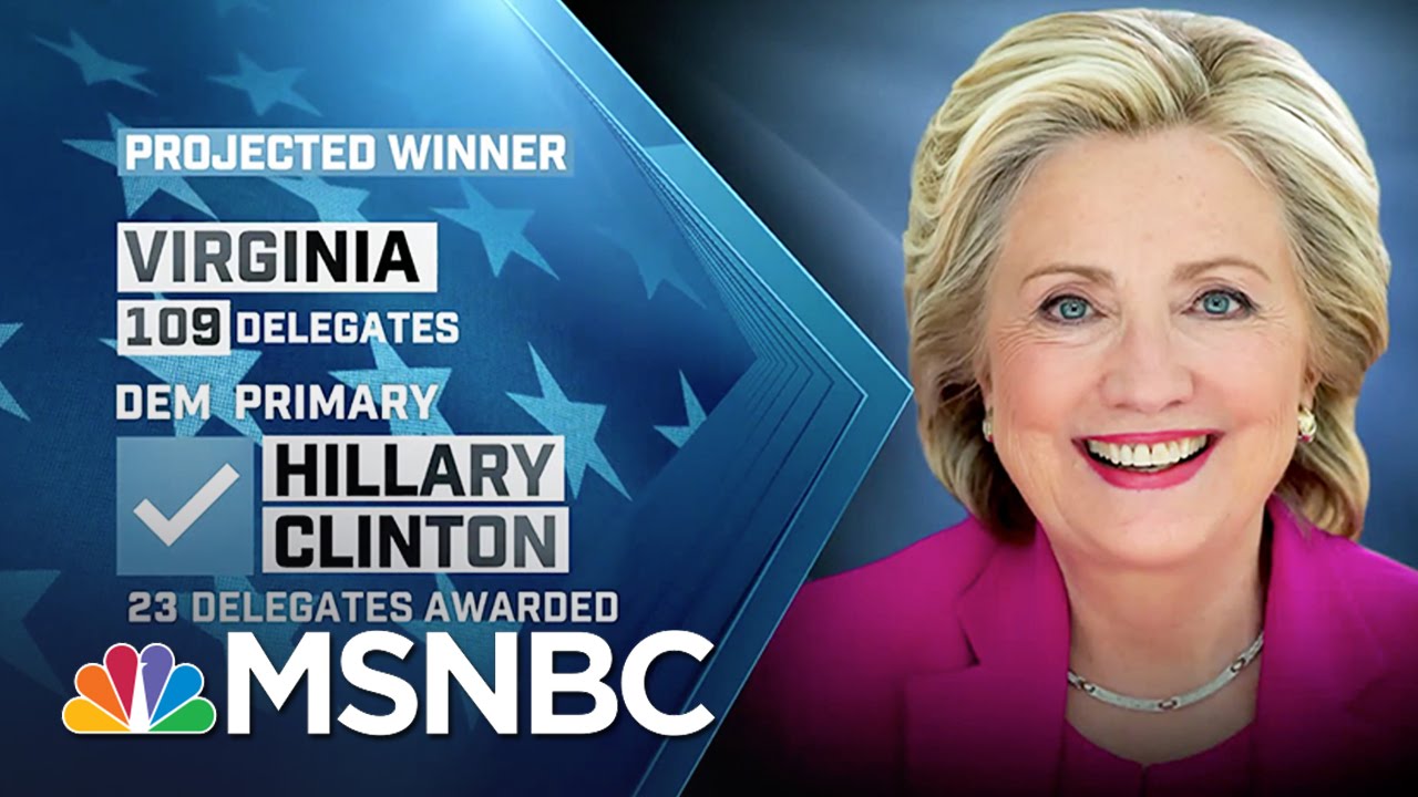 Clinton, Sanders, Trump Win Early Super Tuesday States | MSNBC