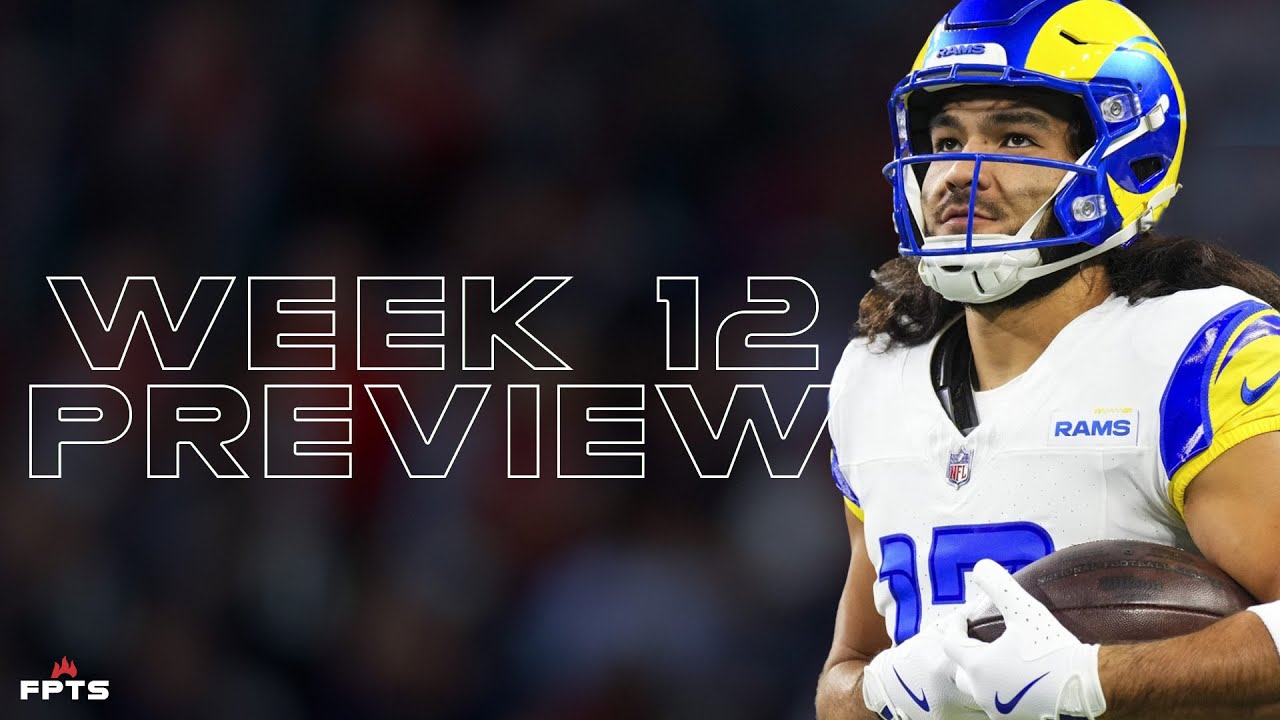 NFL Week 12 FANTASY Football PREDICTIONS You NEED to Know!
