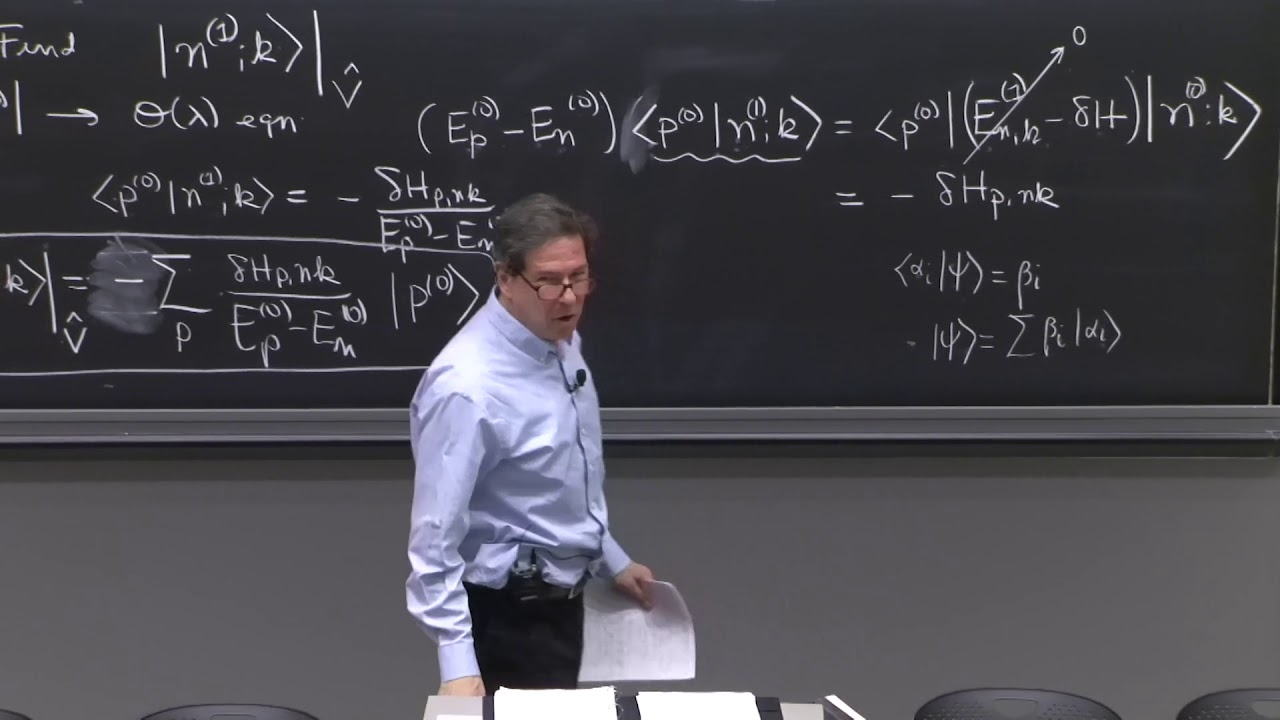 L3.2 Degeneracy resolved to first order; state and energy corrections