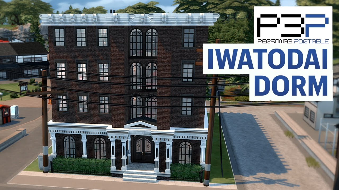 Iwatodai Dorm 🌓🛏 Persona 3 | Sims 4 | NO CC