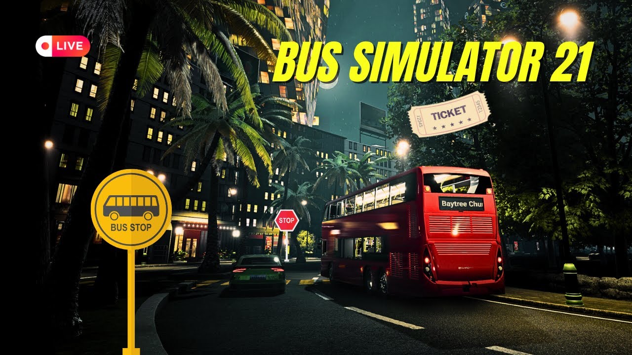 Bus Simulator 21 City Driving | | LIVE 🔴। Road to 1000 Subs | #shreerudraalive #bussimulator