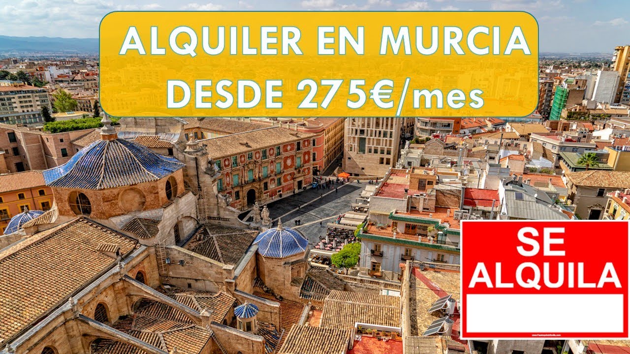 🏠 Vivir en MURCIA CENTRO desde 275€/mes. Alquilar piso barato en Murcia 06/2023