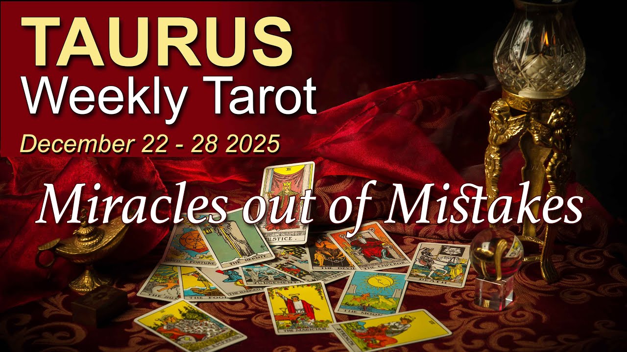 TAURUS Weekly Tarot Reading 'THE PATH YOU'RE ON IS BLESSED!