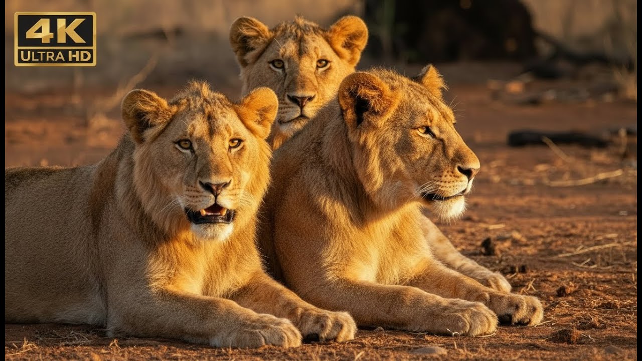 Animal Kingdom 🌍 4K | The Real Life of Wild Animals in Nature | Calming Music