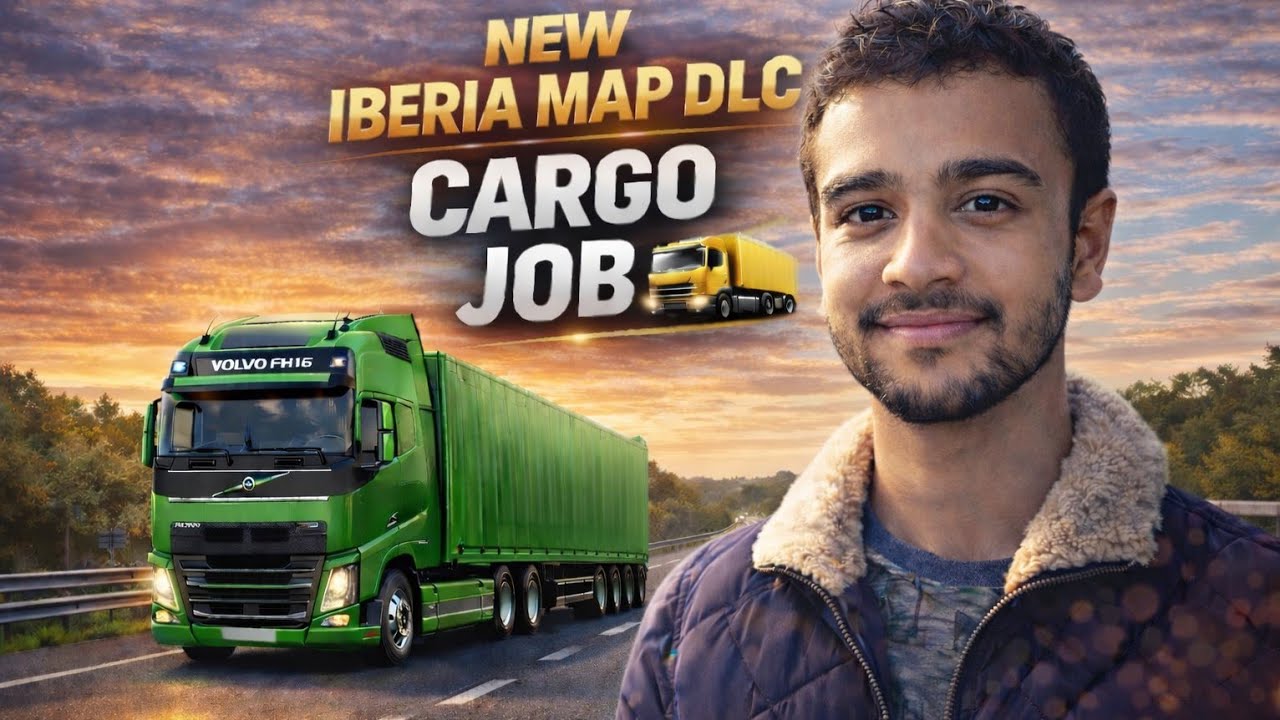 ETS2 NEW Iberia DLC Cargo Market Job | Realistic Truck Driving Gameplay level 250