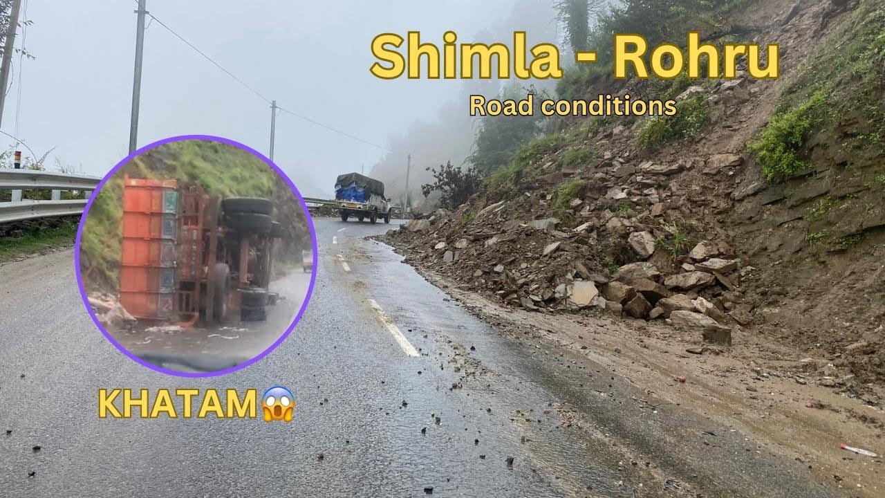 Shimla To Rohru Road Conditions 😰|| Tabahai Rukne Ka Naam Nhe Le Ri Is Baar ||