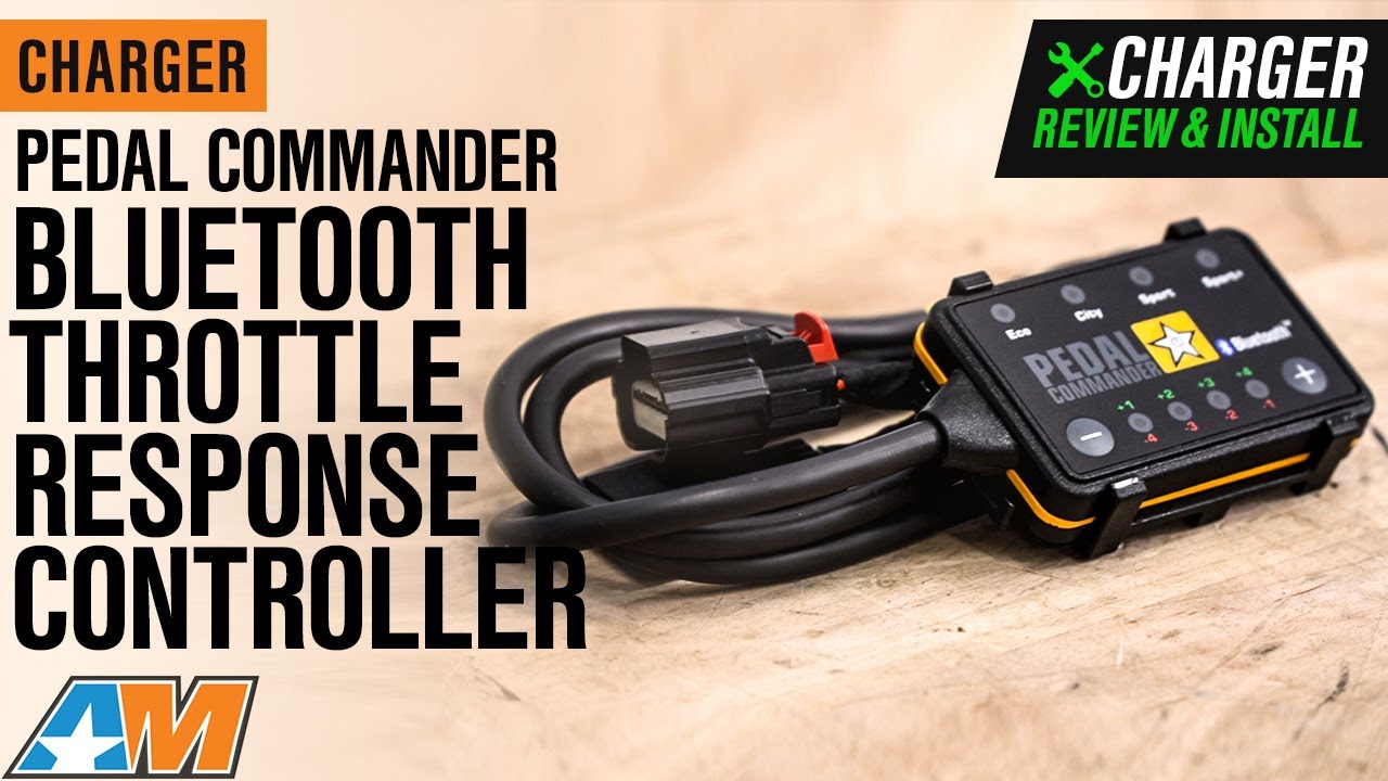 Обзор и установка контроллера отклика дроссельной заслонки Charger Pedal Commander Bluetooth 2007...