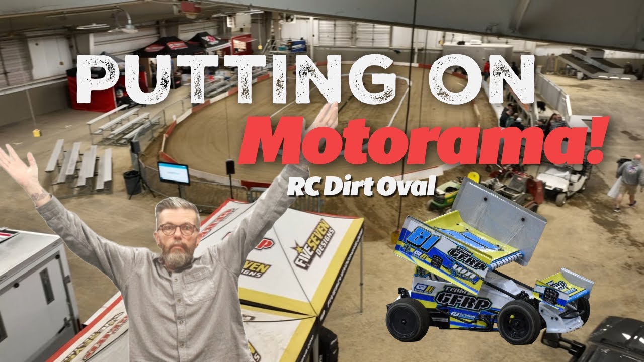 POV Putting on Motorama RC Dirt Oval Race
