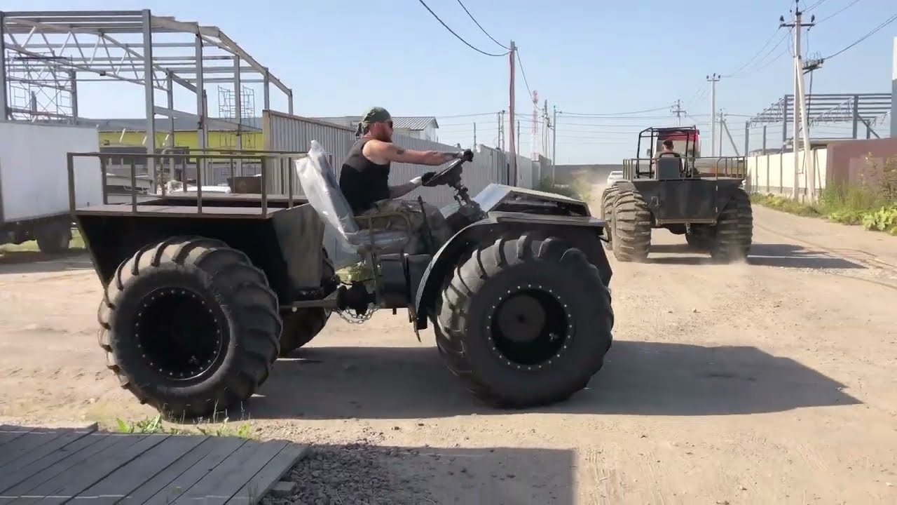 Вездеход - Каракат ТАЙГА 4x4 | Выехали топить и переворачивать вездеходы