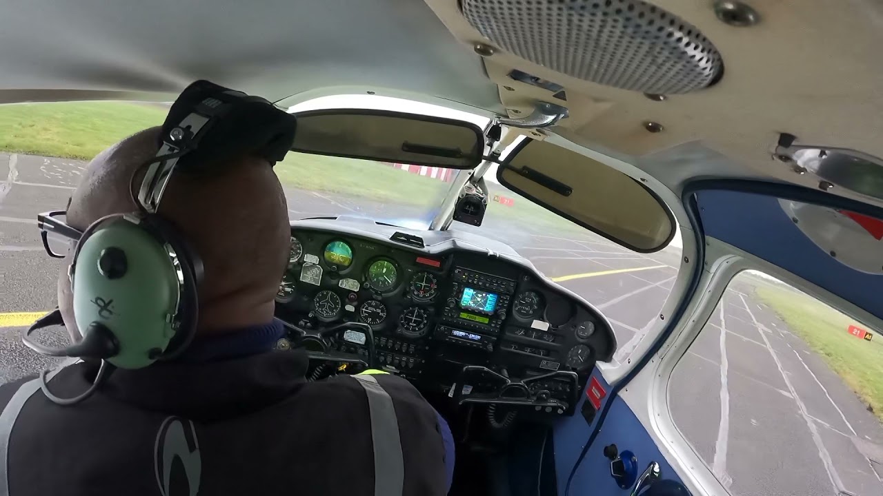 Solo flight Cranfield to Oxford 16-12-2021