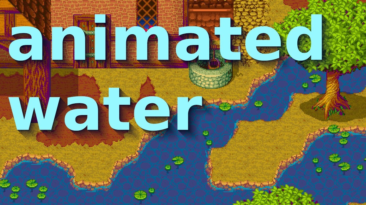 Animated water tiles in RPG Playground (indie game devlog)