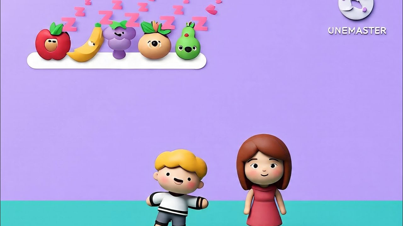 Five little fruits | learn fruits preschool toddlers for kids learning company fruits TV