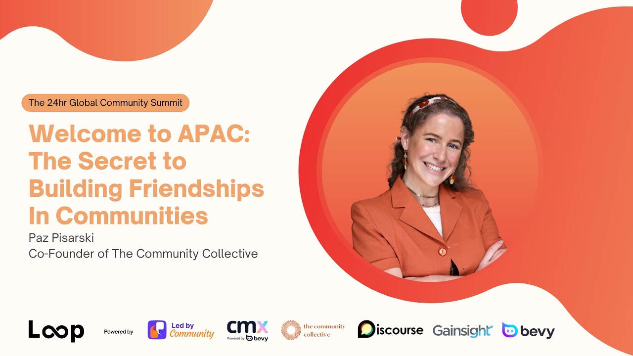 The Secret to Building Friendships In Communities | Paz Pisarski @ Loop: 2025
