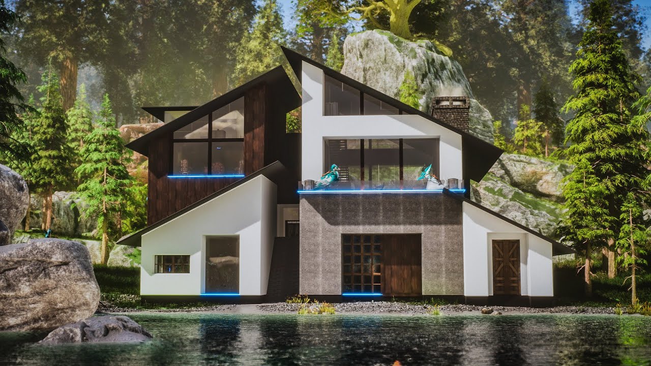 Modern Villa Base | Build Tutorial | ARK: Survival Ascended