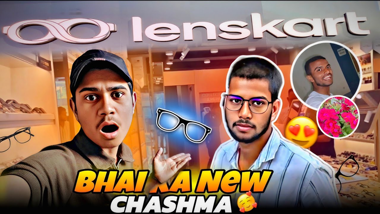 LENSKART से आया भाई का नया चश्मा!😍😱 #duojharkhandvlogger #luckyandkrishvlog 