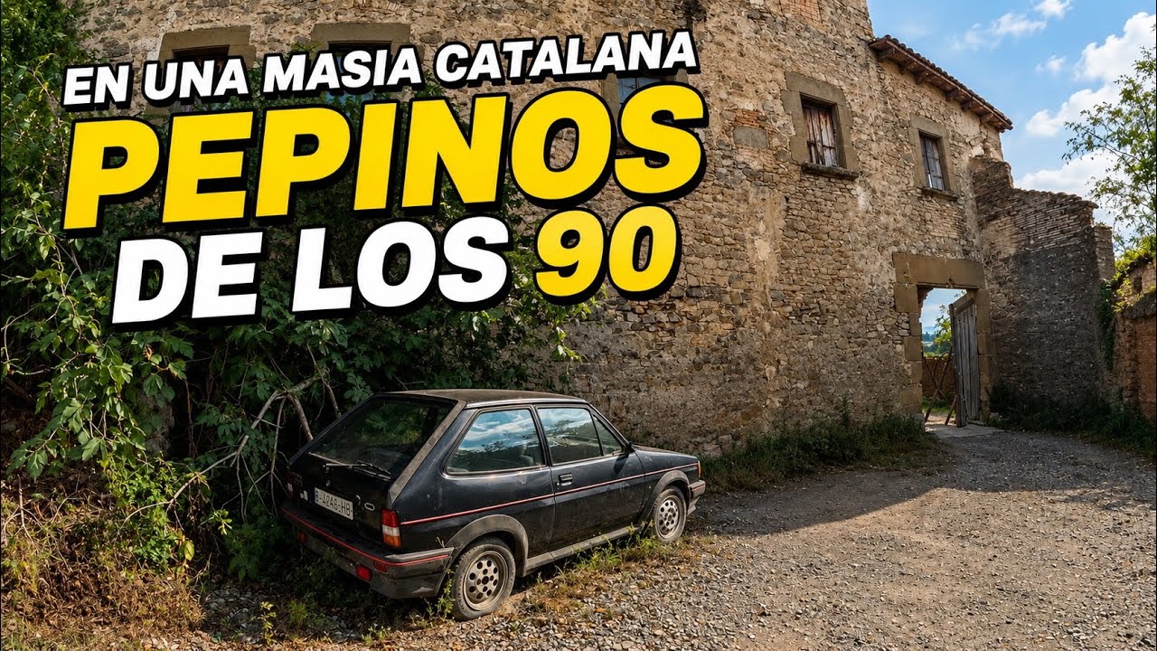Encontramos unos pepinos de los a&ntilde;os 90 en una Masia catalana construida en el a&ntilde;o 1606 #barnfinds