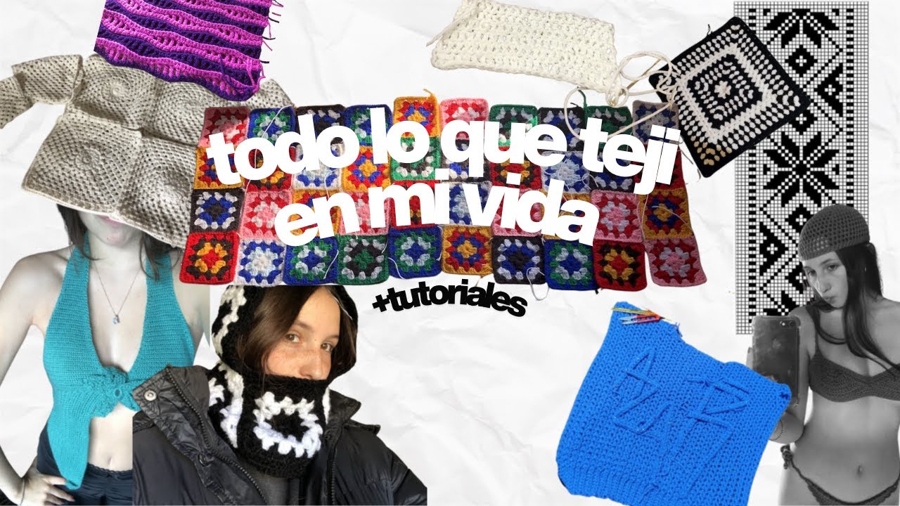 todo lo que teji en mi vida (mas de 50 prendas) + tutoriales gratis | azarstudio